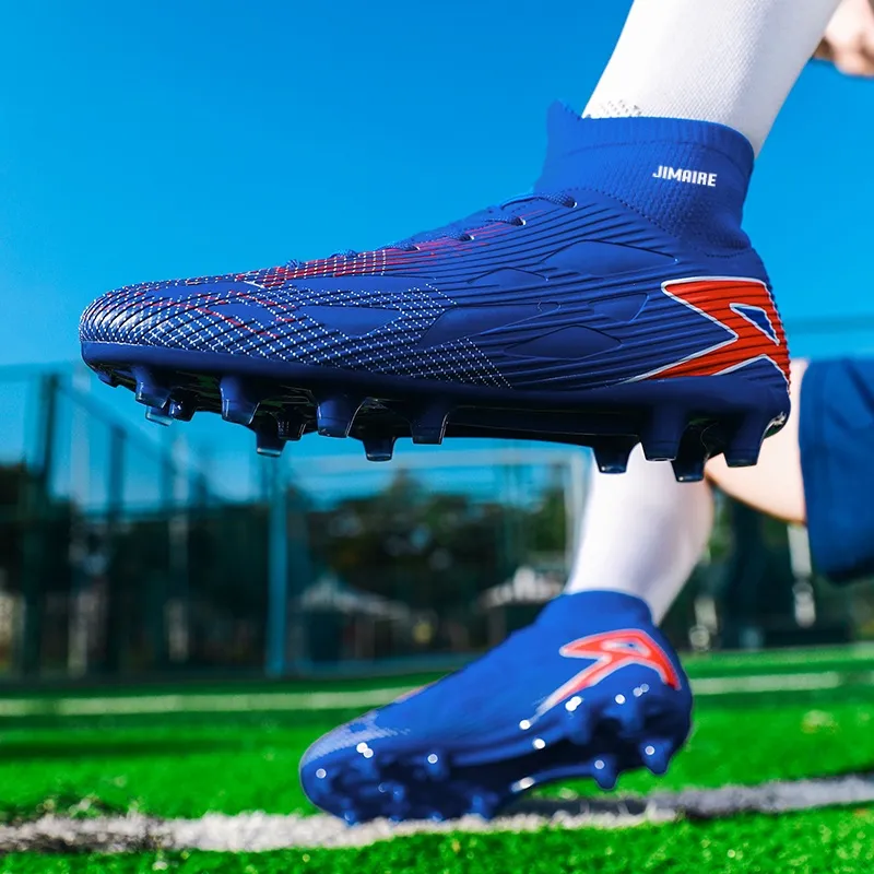 King Jinmai FG Rubber Long Studs Soccer Shoes Unisex-10