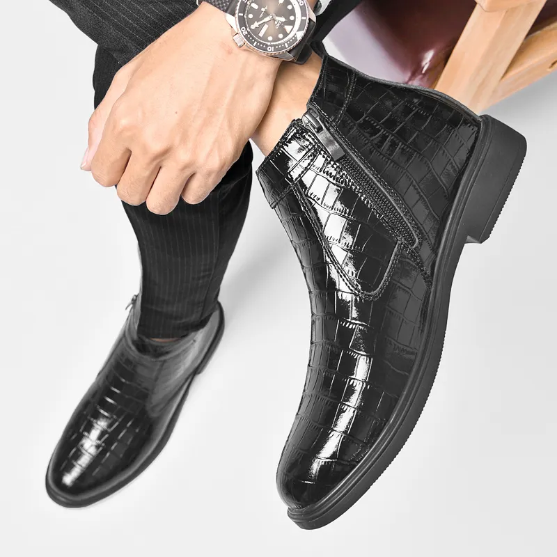 King Jinmai Ankle Boots Men-14