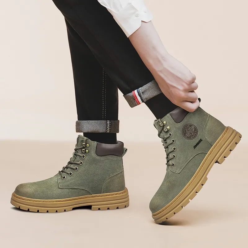 King Jinmai Short Martin Boot Unisex-17