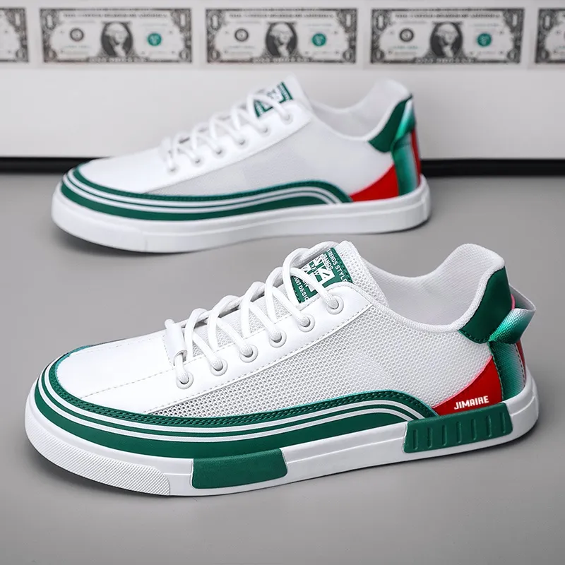 King Jinmai Small White Shoes Anti Slip And Wear Resistant Breathable Low Top Skateboard Shoes Men's-1