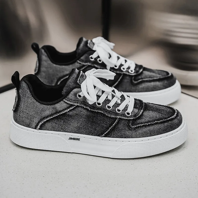 King Jinmai Slip Resistant, Abrasion Resistant, Breathable, Lightweight Low Top Canvas Shoes Men's-7