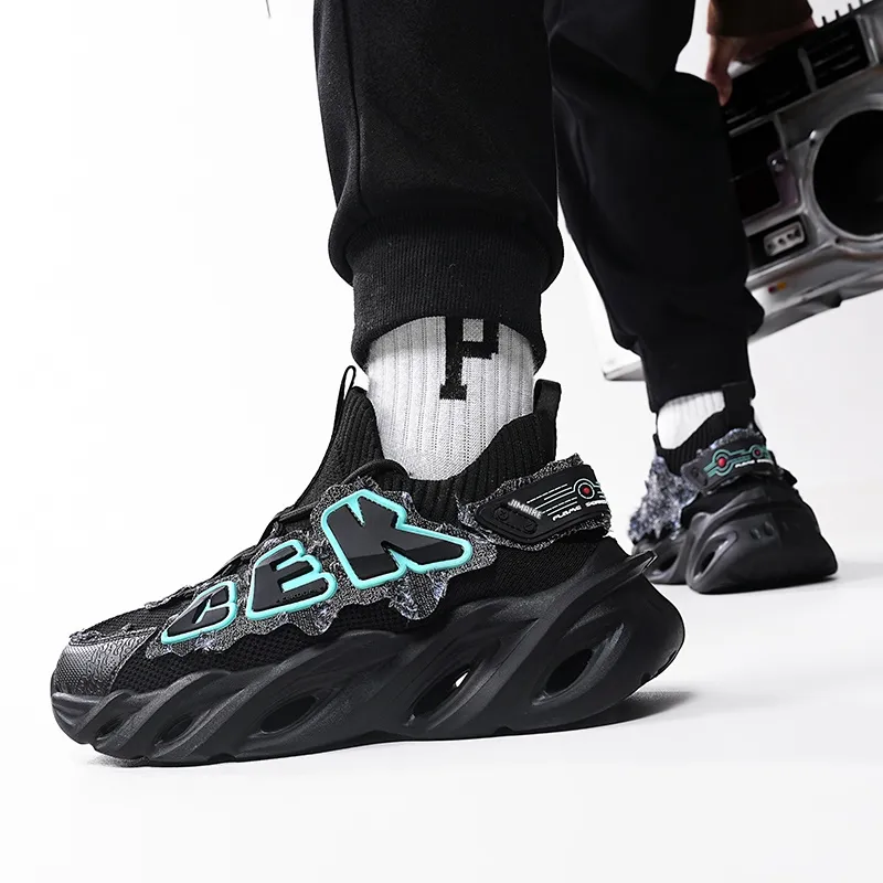 King Jinmai Cushioning Anti Slip Wear Resistant Breathable Supportive Lightweight Mid Top Casual Shoes Unisex-13