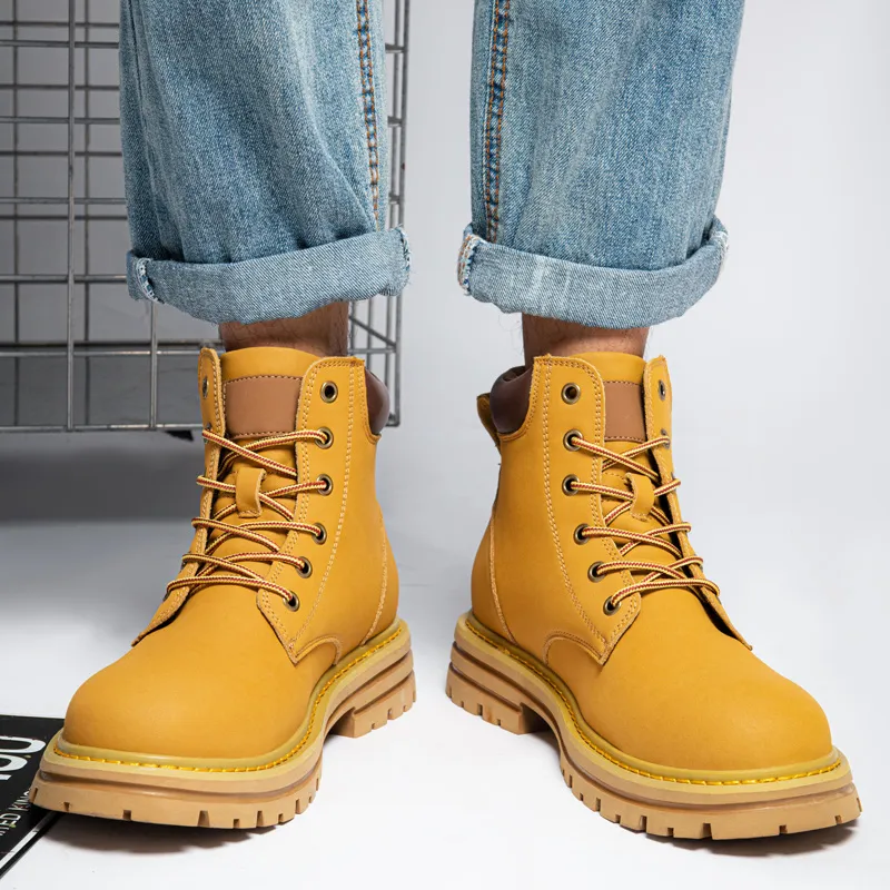 King Jinmai Short Martin Boot Unisex-4