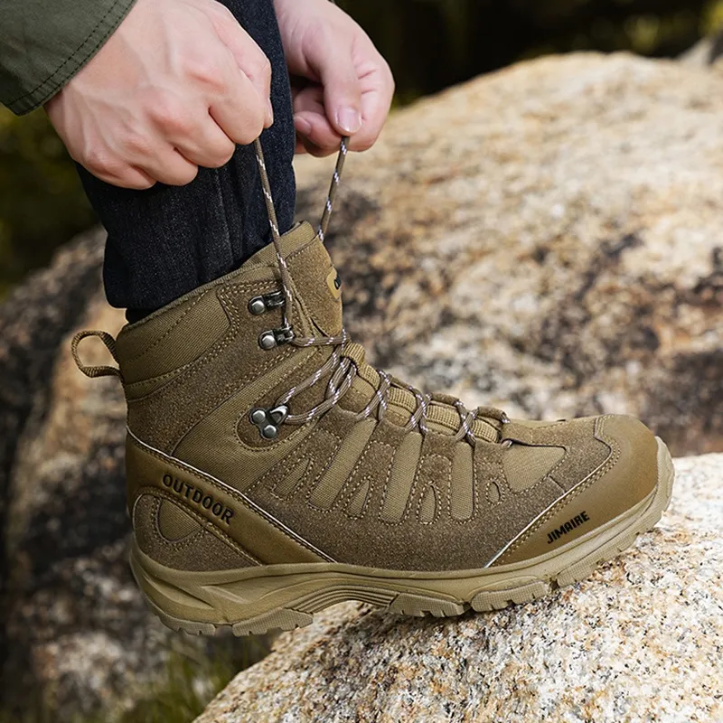 King Jinmai Warm Water Resistant Slip Resistant Short Snow Boots Men's-11