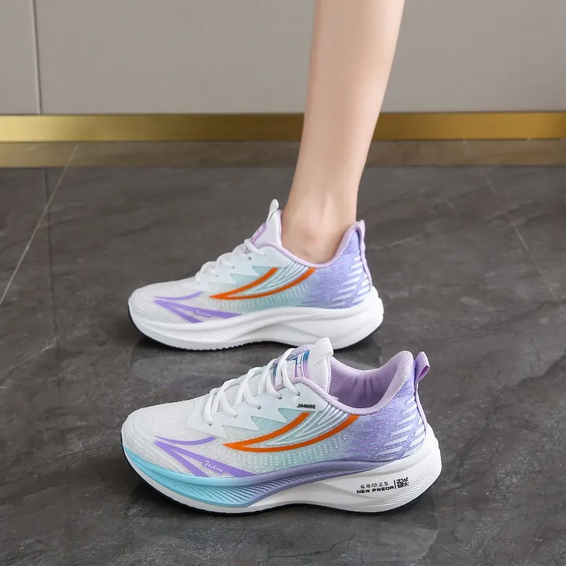 King Jinmai Breathable Lightweight Rebound Low Top Casual Shoes Women's-12
