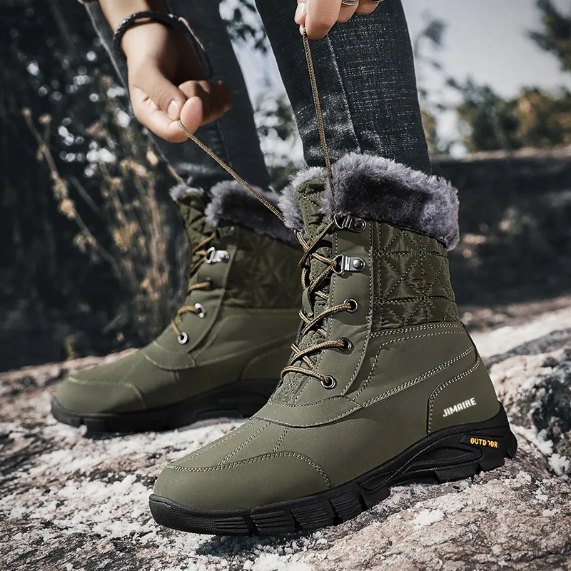 King Jinmai Warm Crew Snow Boots Men's-14