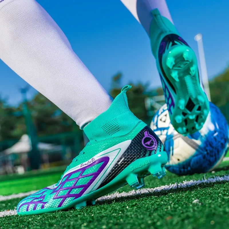 King Jinmai AG Rubber Short Studs Cushioning Slip Resistant Abrasion Resistant Impact Resistant Soccer Shoes Unisex-3