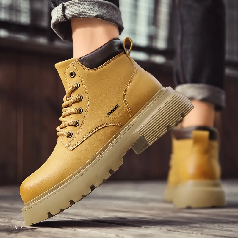 King Jinmai Crew Martin Boot Men's-4