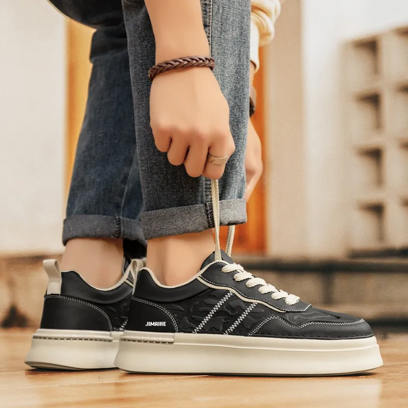 King Jinmai Slip-Resistant Low-Top Skateboard Shoes Men's-5