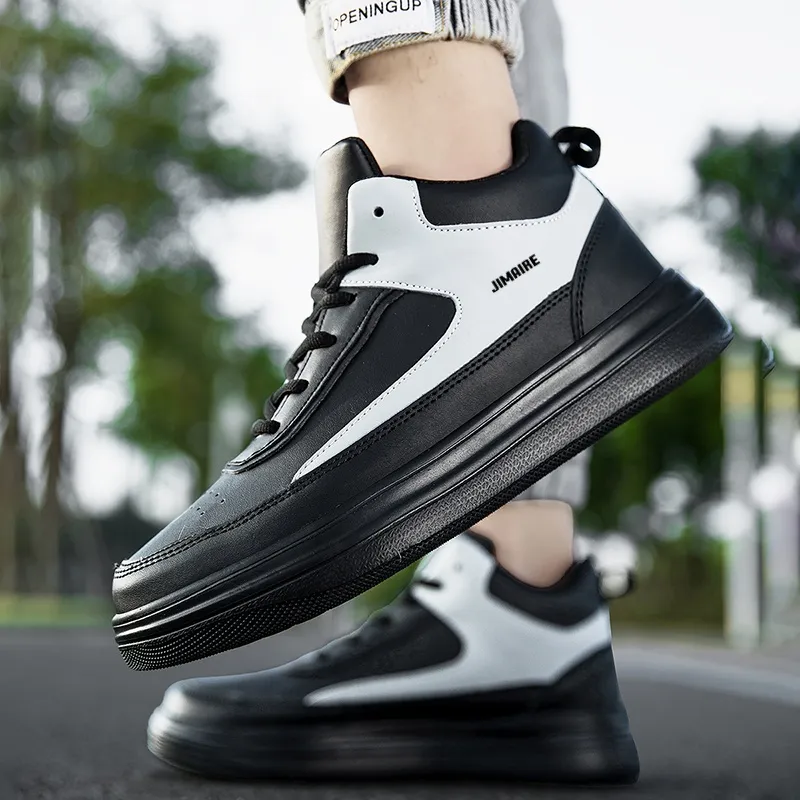 King Jinmai Slip Resistant Mid Top Skateboard Shoes Men's-7