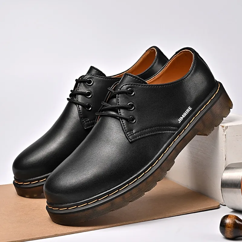 King Jinmai Low-Top Casual Shoes Unisex Black-4