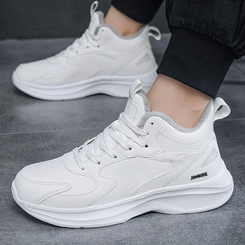 King Jinmai Slip Resistant Water Resistant Mid Top Casual Shoes Men's-8