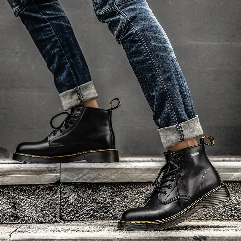 King Jinmai Ankle Length Martin Boot Men's-18