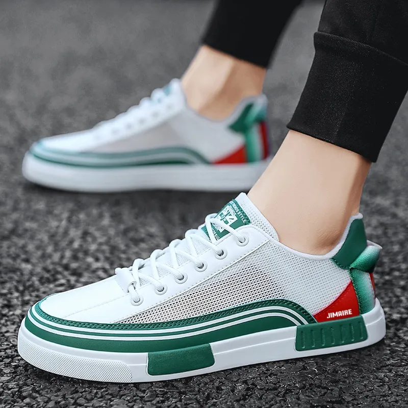 King Jinmai Small White Shoes Anti Slip And Wear Resistant Breathable Low Top Skateboard Shoes Men's-3