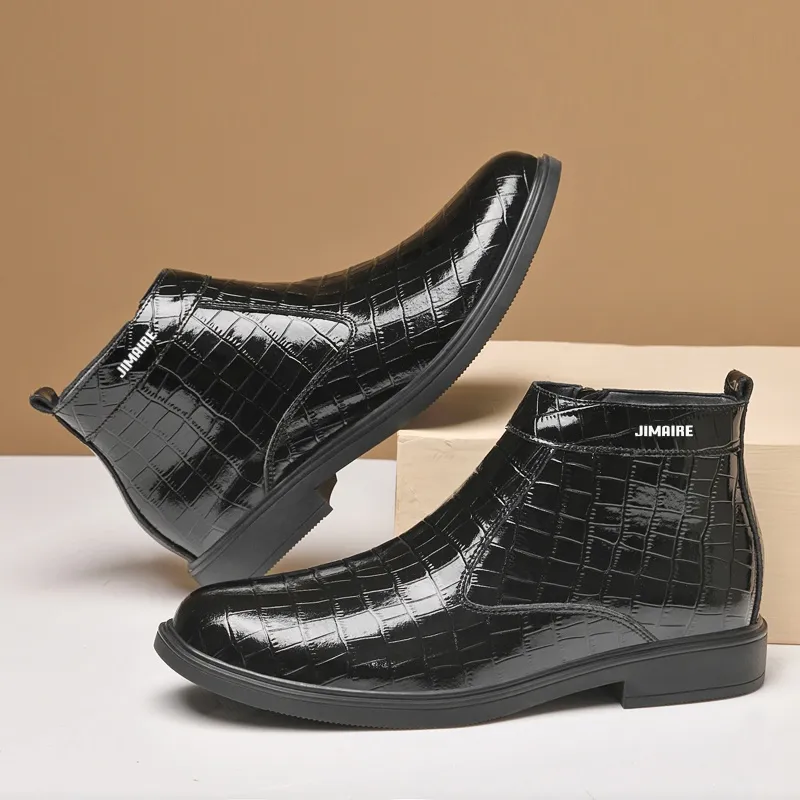 King Jinmai Ankle Boots Men-5