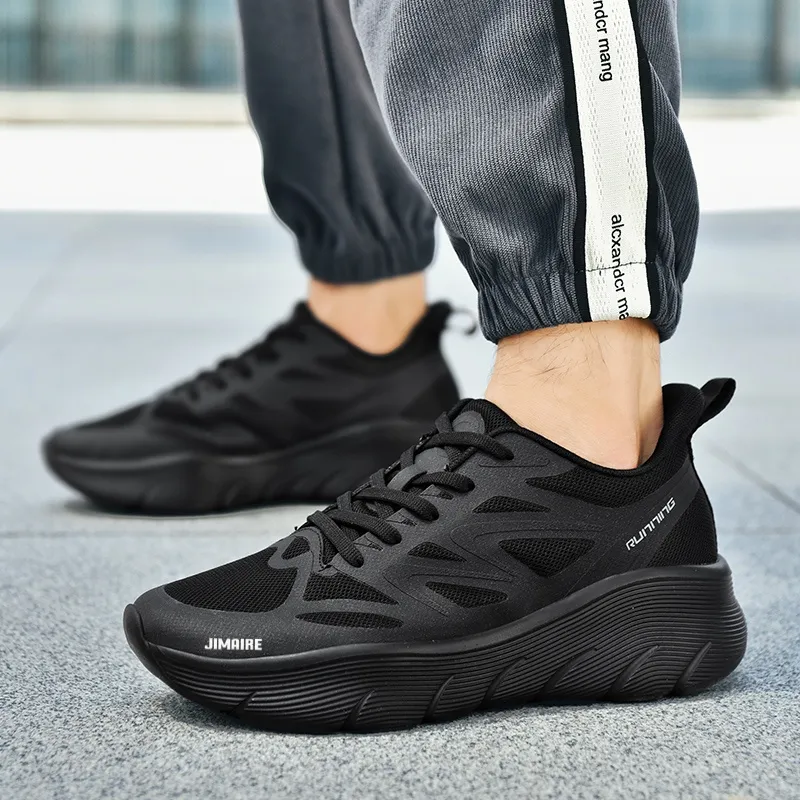 King Jinmai Slip Resistant Low Top Running Shoes Men's-12