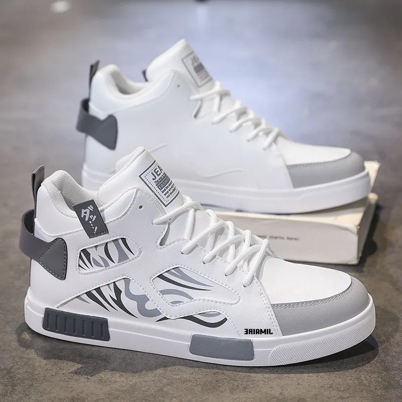 King Jinmai Slip Resistant High Top Skateboard Shoes Men's-1
