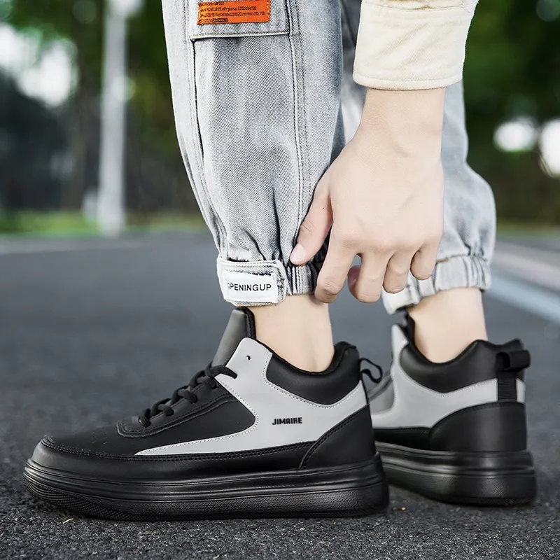 King Jinmai Slip Resistant Mid Top Skateboard Shoes Men's-9