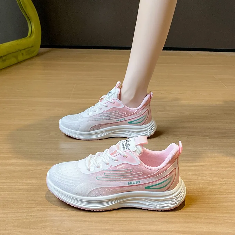 King Jinmai Cushioning, Slip Resistant, Abrasion Resistant, Breathable, Lightweight Low Top Casual Shoes Women's-7