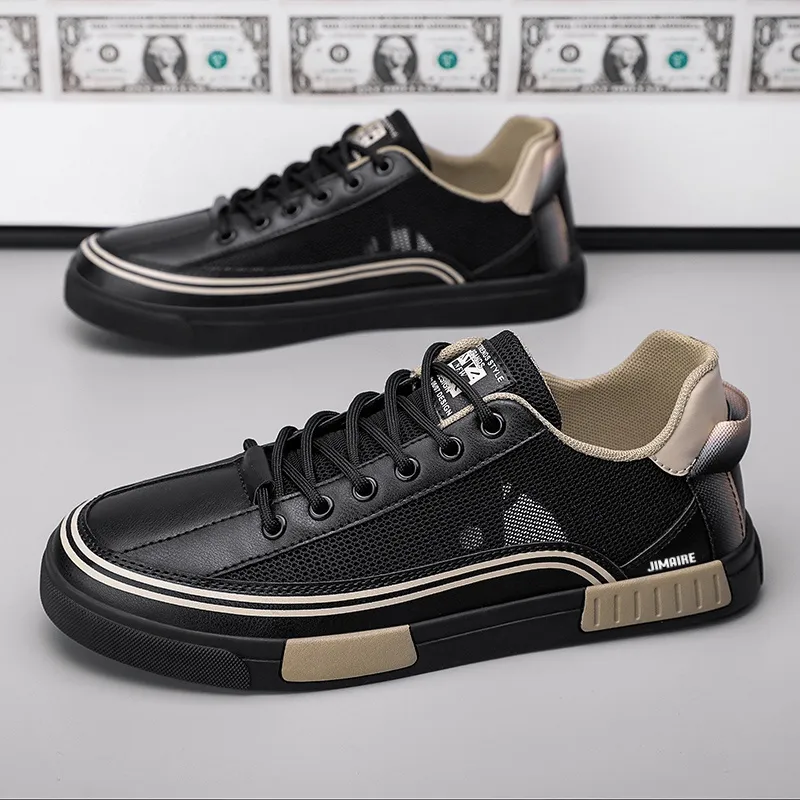 King Jinmai Small White Shoes Anti Slip And Wear Resistant Breathable Low Top Skateboard Shoes Men's-7