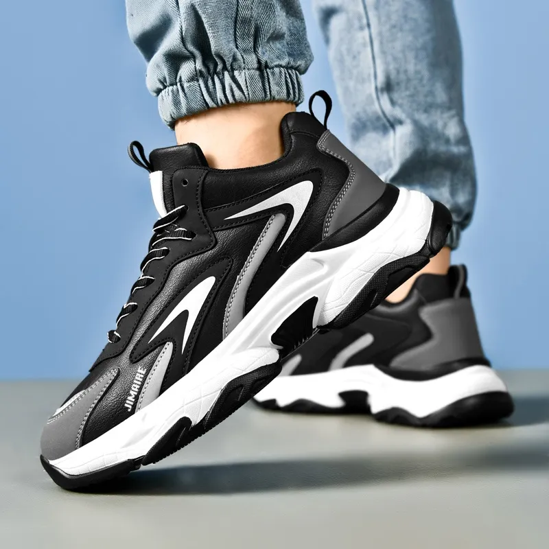King Jinmai Mid Top Casual Shoes Men's-3