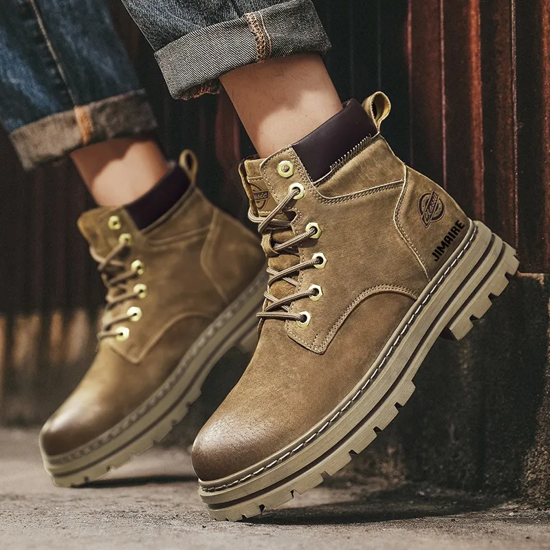 King Jinmai Short Martin Boot Men's-5