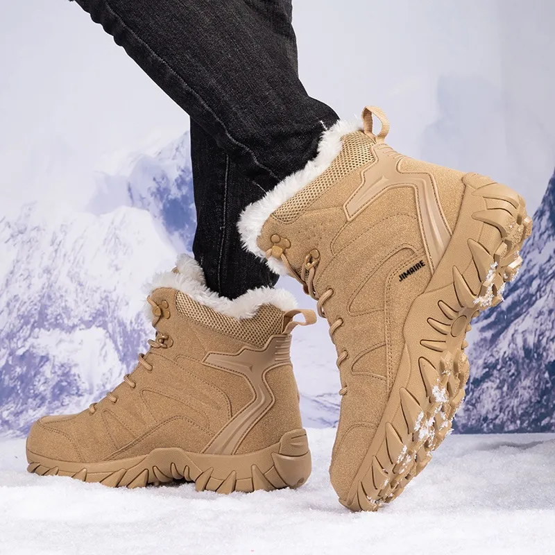 King Jinmai Warm Crew Snow Boots Men's-9