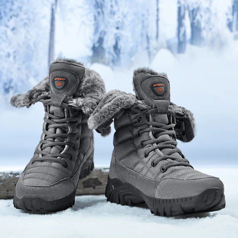 King Jinmai Short Mid-Calf Snow Boots Men's-9