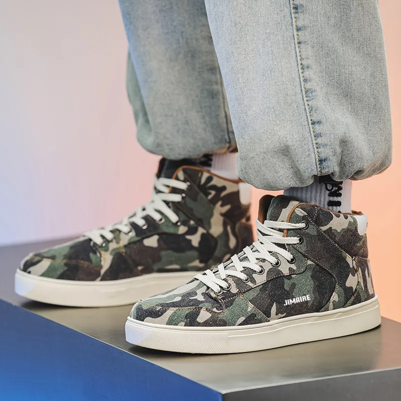 King Jinmai High Top Skateboard Shoes Men's-9