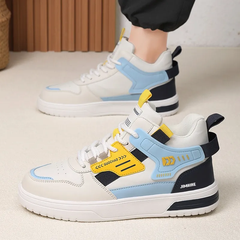 King Jinmai Slip Resistant Mid Top Skateboard Shoes Men's-1