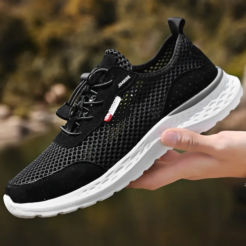 King Jinmai Slip Resistant Breathable Quick Dry Lightweight Low Top Casual Shoes Men's-12
