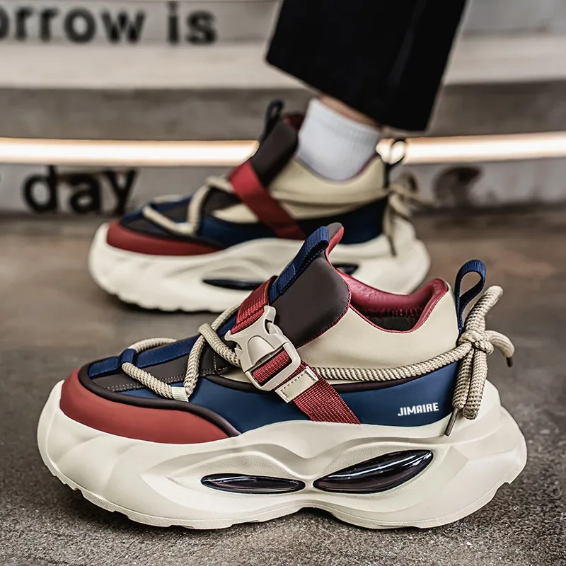 King Jinmai Low Top Chunky Sneakers Men's-5