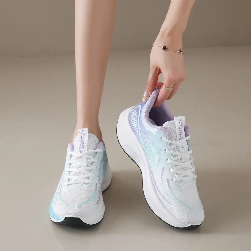 King Jinmai Cushioning, Slip Resistant, Abrasion Resistant, Breathable, Lightweight Low Top Casual Shoes Women's-2
