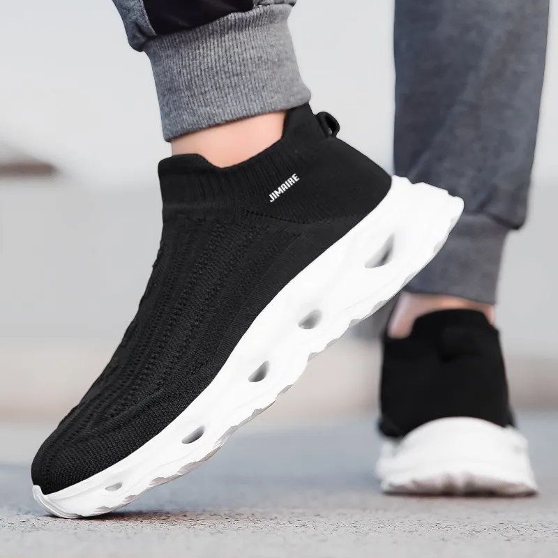 King Jinmai Anti Slip And Wear Resistant Lightweight Mid Top Casual Shoes Unisex-15