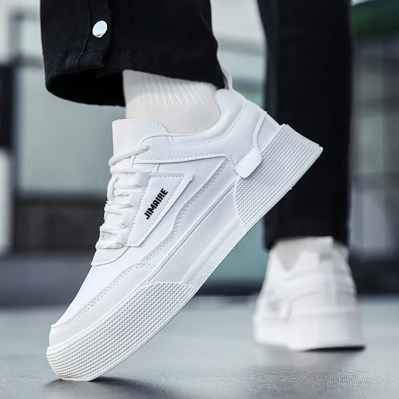 King Jinmai Low-Top Skateboard Shoes Men's White-3