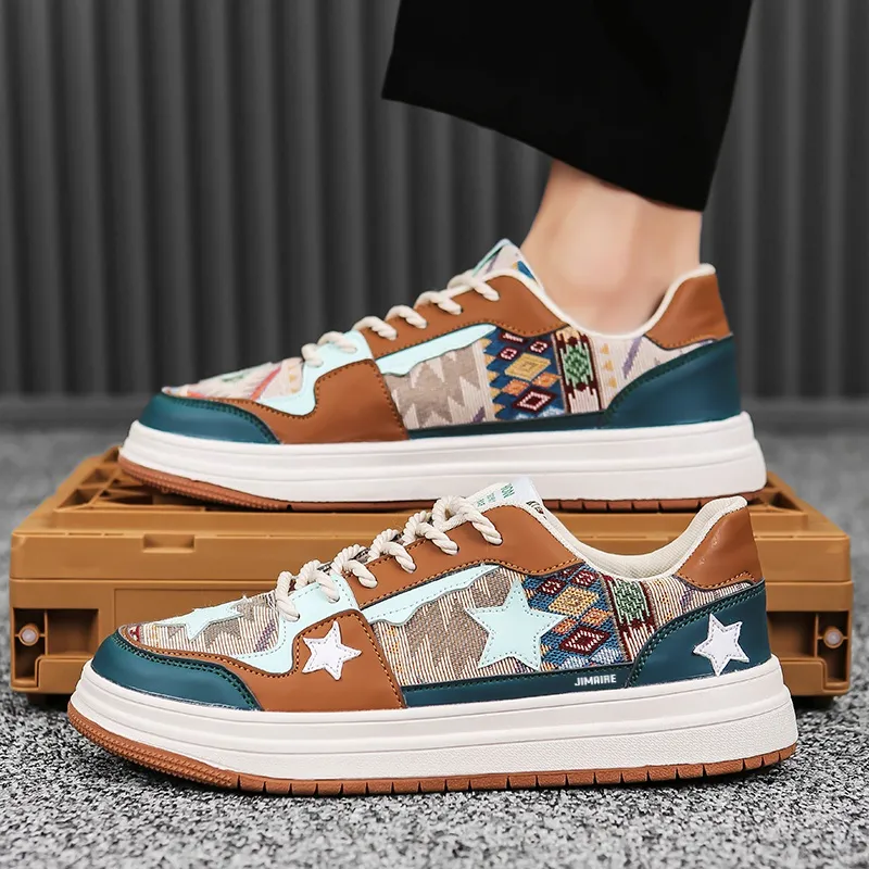 King Jinmai Slip Resistant Cushioning Abrasion Resistant Lightweight Breathable Low Top Skateboard Shoes Men's-7