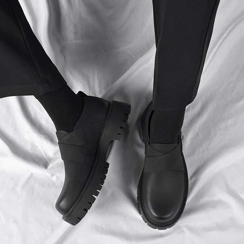 King Jinmai Casual Shoes Men's Black-4
