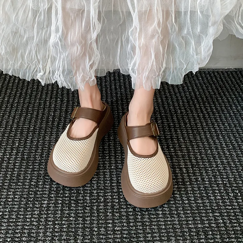 King Jinmai Rubber Sole Slip Resistant Closed Toe Slippers Women's-7