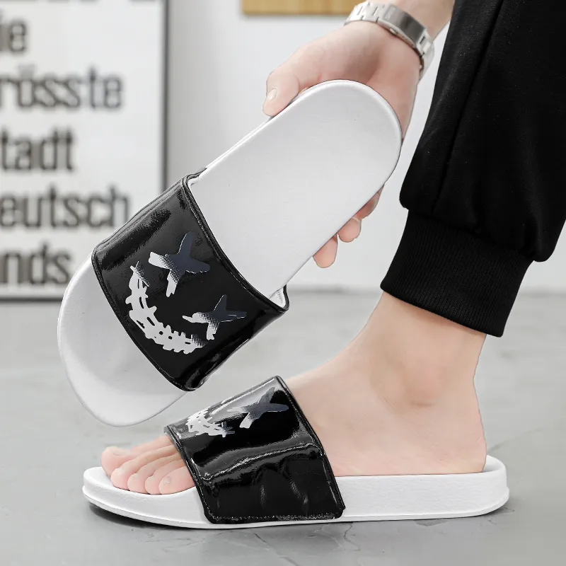 King Jinmai Rubber Sole Slip Resistant Odor Resistant Abrasion Resistant Quick Dry Cushioning Slide Slippers Men's-9