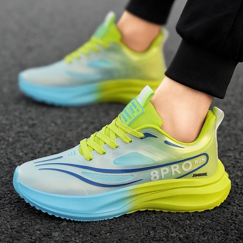 King Jinmai Cushioning Anti Slip Wear Resistant Breathable Quick Dry Lightweight Rebound Low Top Casual Shoes Men's-4