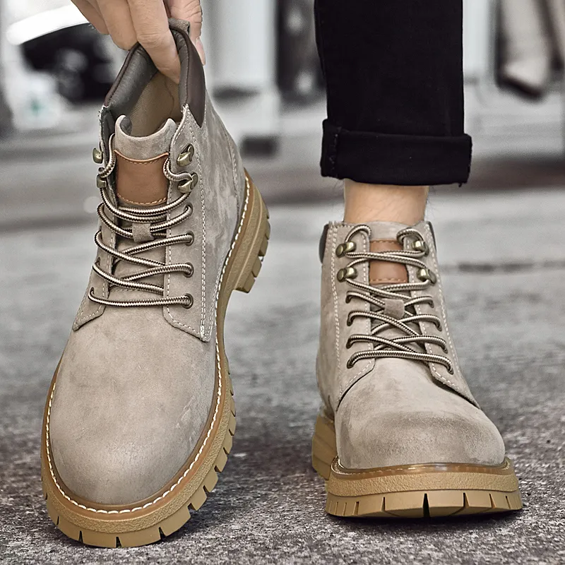 King Jinmai Crew Martin Boot Men's-7