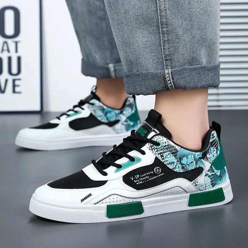 King Jinmai Slip Resistant Low Top Skateboard Shoes Men's-8