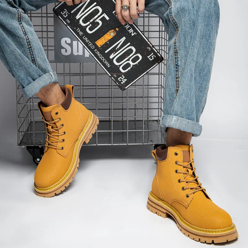 King Jinmai Short Martin Boot Unisex-2