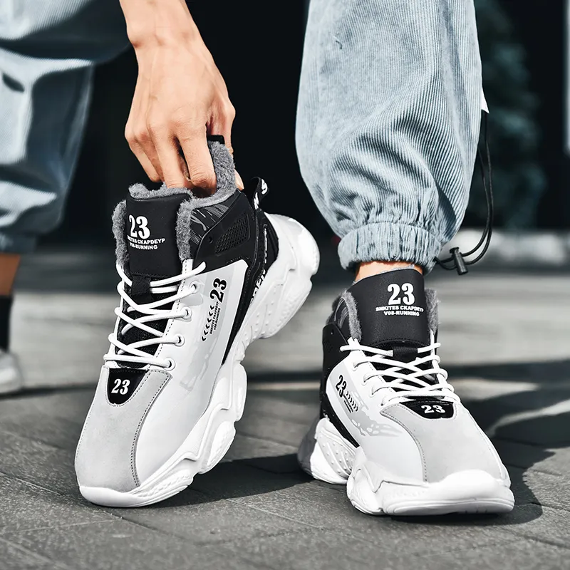 King Jinmai High-Top Casual Shoes Men's-7
