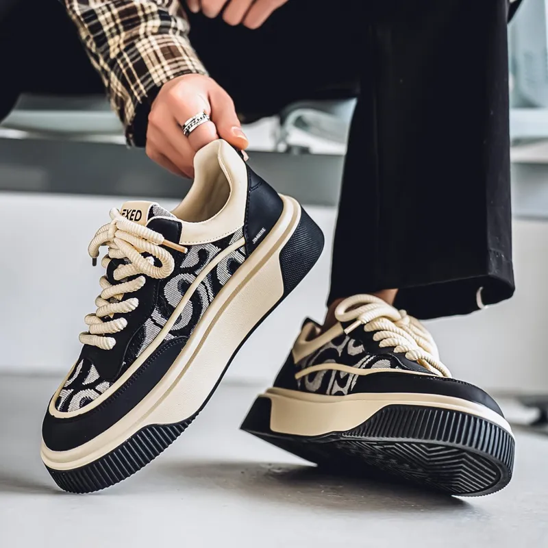 King Jinmai Slip Resistant Lightweight Breathable Low Top Skateboard Shoes Men's-9