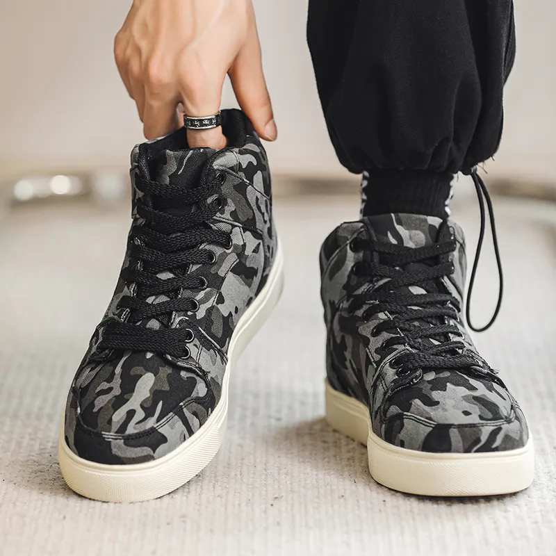 King Jinmai High Top Skateboard Shoes Men's-3