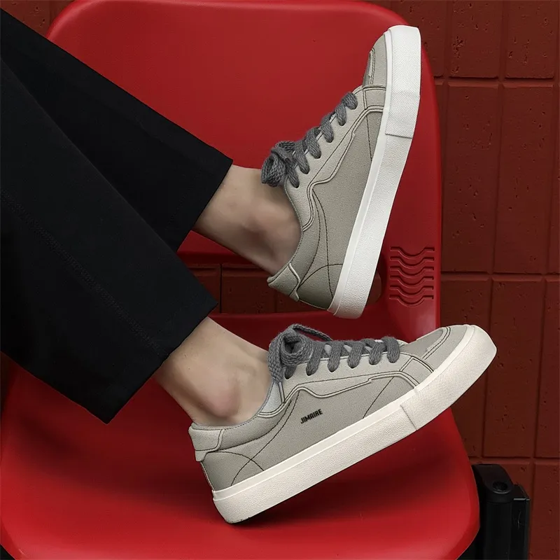 King Jinmai Slip Resistant And Breathable Low Top Canvas Shoes Men's-13