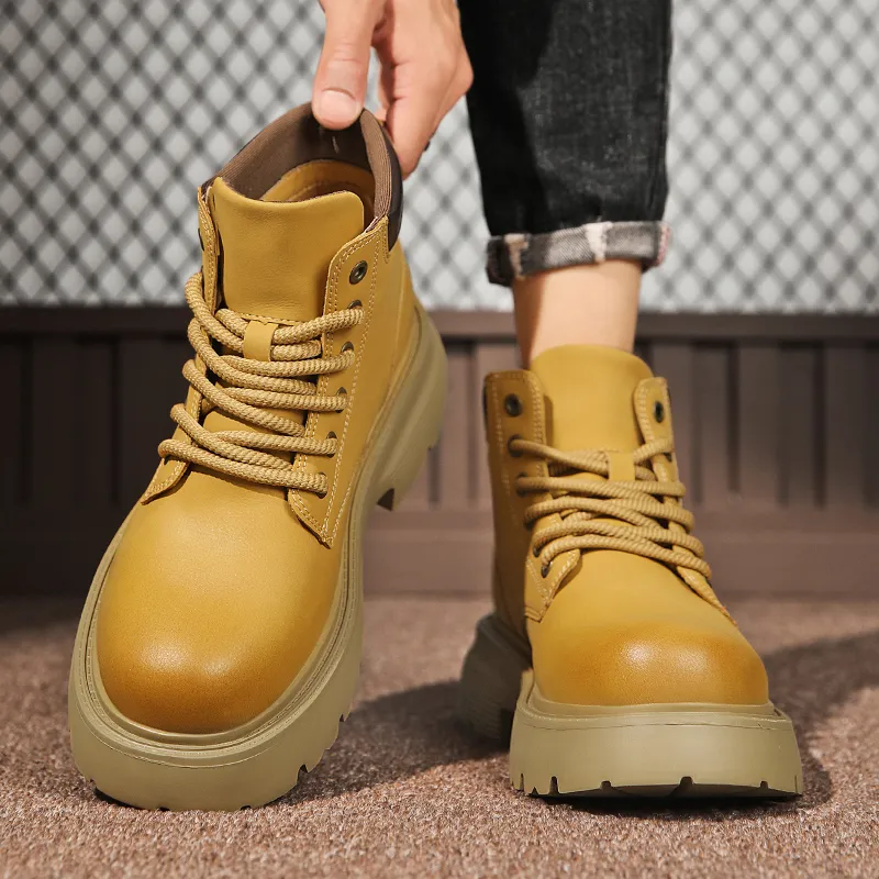 King Jinmai Crew Martin Boot Men's-5