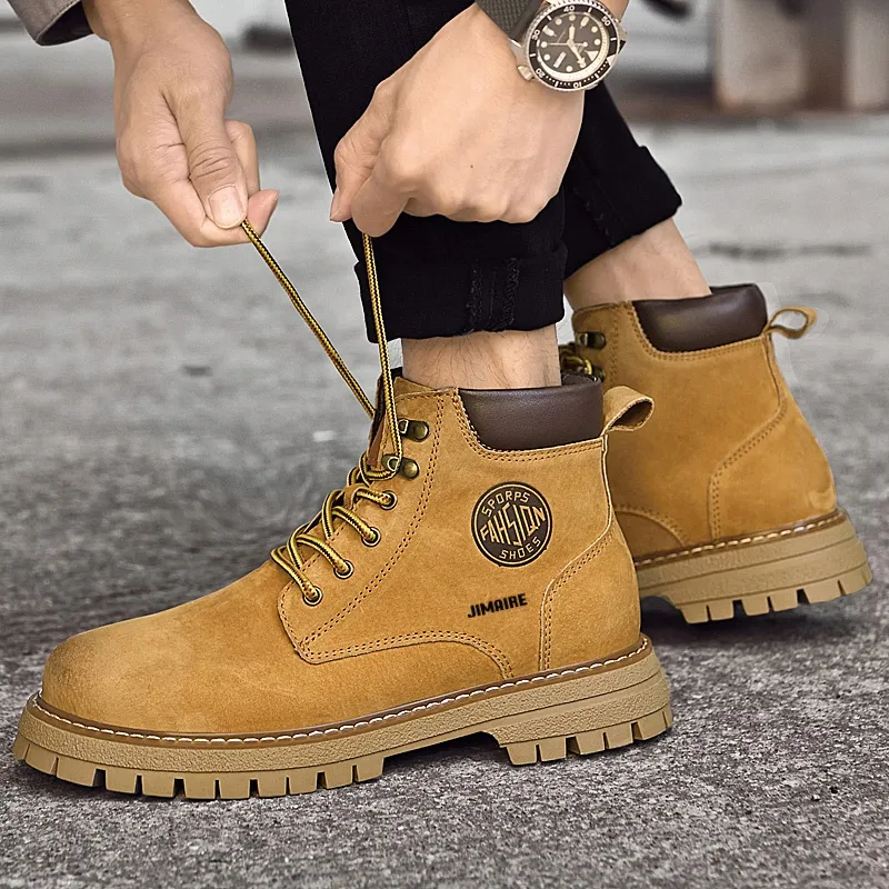 King Jinmai Crew Martin Boot Men's-3