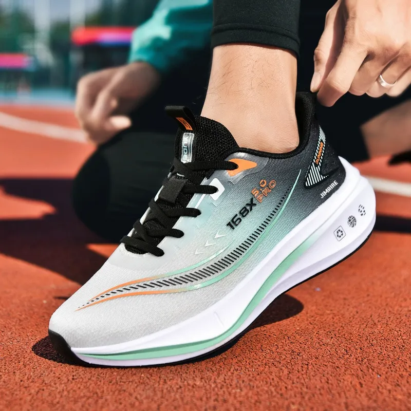 King Jinmai Cushioned Slip Resistant Abrasion Resistant Breathable Low Top Casual Shoes Men's-13